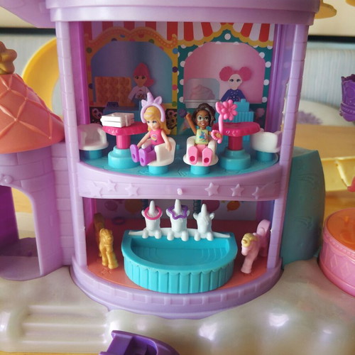 Mattel Polly Pocket Rainbow Amusement Park playset