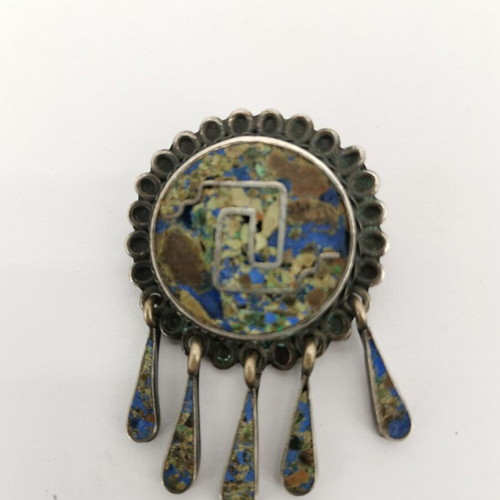Silver lapel pin used, 1950s vintage