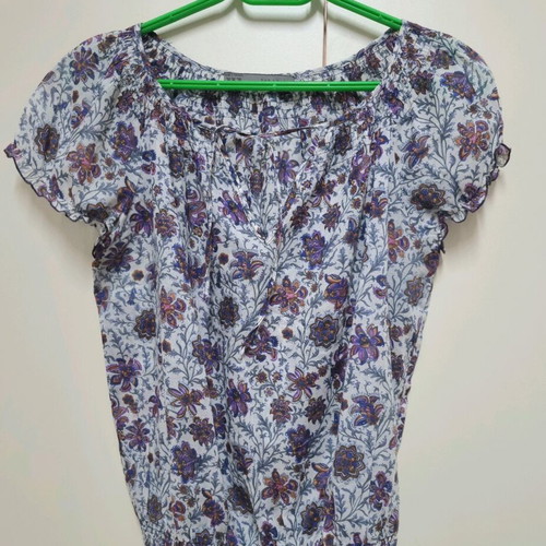Zara Basic colorful thin summer top like new