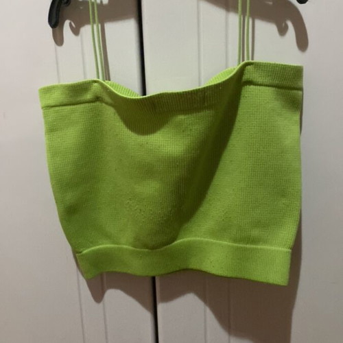 Crop top like new, green