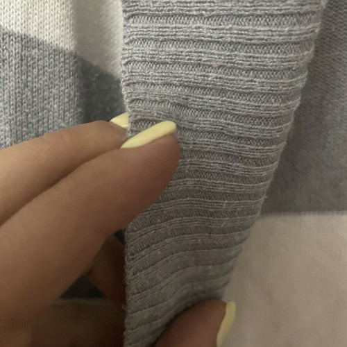 Striped cardigan white-gray size small like new
