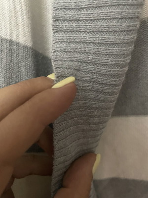 Striped cardigan white-gray size small like new