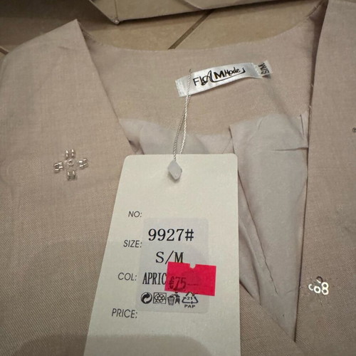 Vest and pants set new, beige, size S/M