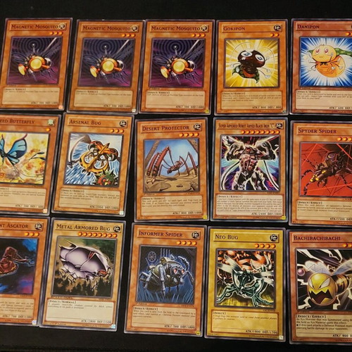 Yu-Gi-Oh Insect support, Inzektor and Beetrooper cards used