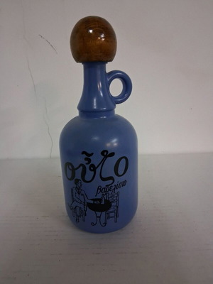 Metaxa ouzo empty bottle used