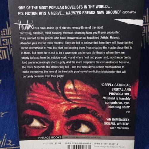 Haunted by Chuck Palahniuk used, English