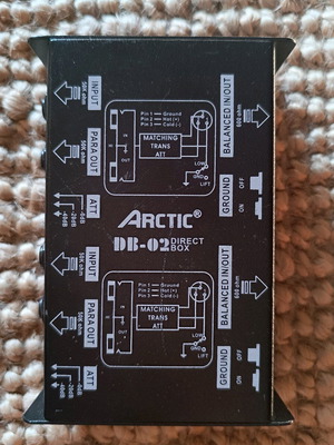 Arctic DB-02 Direct Box μεταχειρισμένο, δικάναλο DI-Box