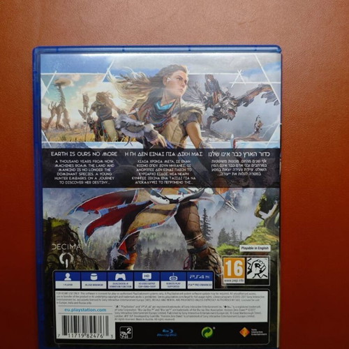 Horizon Zero Dawn PS4 game like new with case