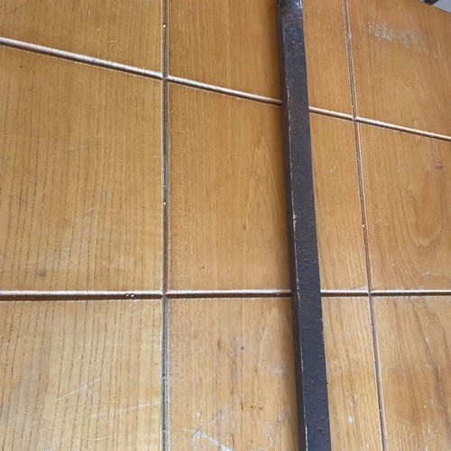 Old store door and window bars used, set of 2