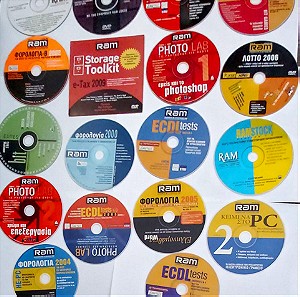 18 CDs ΤΟΥ ΠΕΡΙΟΔΙΚΟΥ RAM περιόδου 1997-2009 ΠΑΚΕΤΟ 25 ΕΥΡΩ