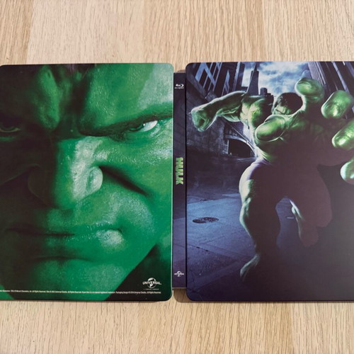 Marvel Hulk Blu-ray Steelbook like new with subtitles