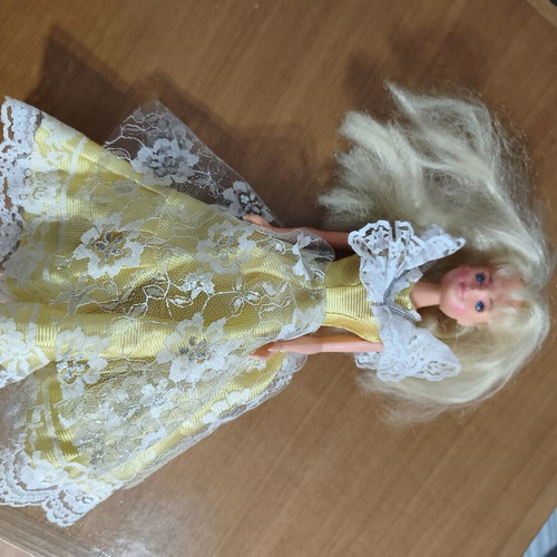 Retro doll from the 90s, used