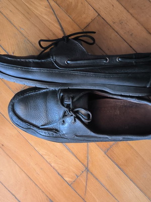 Sebago Docksides men's shoes used, black and brown, sizes 46-46.5