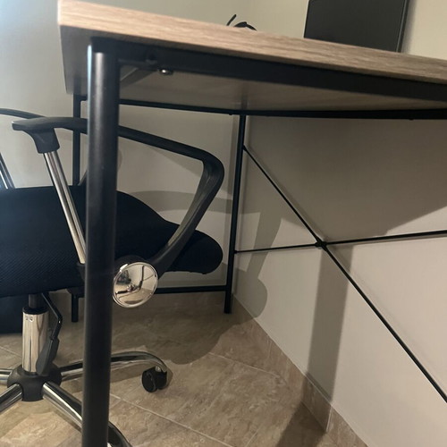 Desk and chair set, soft chair for home office or study