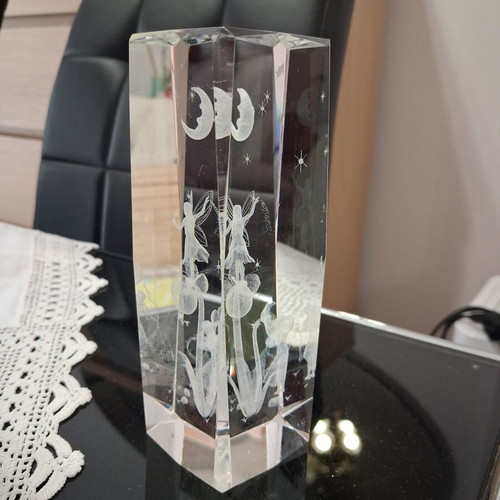 Glass table decoration like new