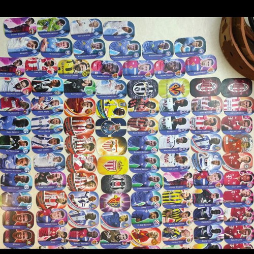 Metal football tags used, pack of 236 European teams