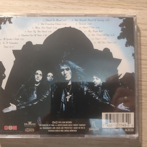 Rage Black in Mind CD like new, metal