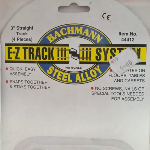 HO Scale Bachman Track Set, 2 Pieces, New