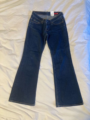 Blue Jeans women's S/M like new, blue denim