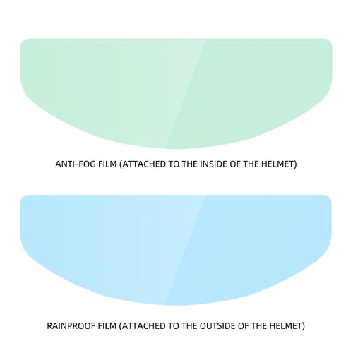 Anti-fog and waterproof helmet film new