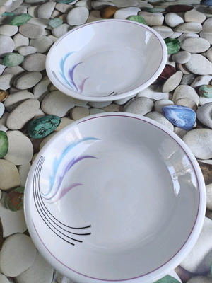 Set of 5 new plates