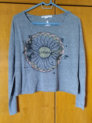 Μπλούζα Attrattivo S γκρι μεταχειρισμένη