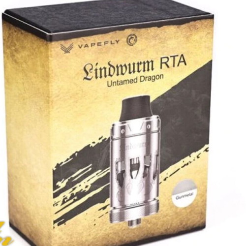 Lindwurm RTA by Vapefly stainless steel, like new