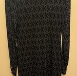 Ralph Lauren velour dress like new, dark blue, size Small