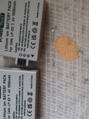 Μπαταρία LP-E5 1500mAh για Canon EOS 500D 450D 1000D νέα