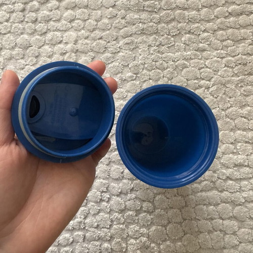 Jacobs collectible blue thermos like new