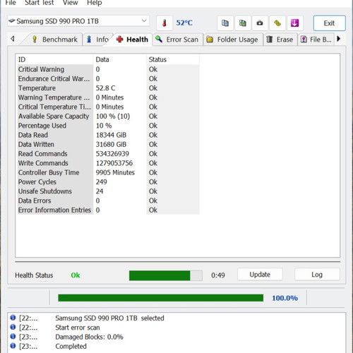 Samsung 990 PRO 1TB NVMe M.2 SSD PCIe 4.0