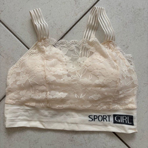 Women's lace bralette in beige, white and black, new