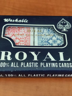 Σετ τράπουλες Royal 2 σφραγισμένες, 100% all plastic