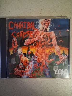 Cannibal Corpse Eaten Back To Life CD, early 1990 metal edition