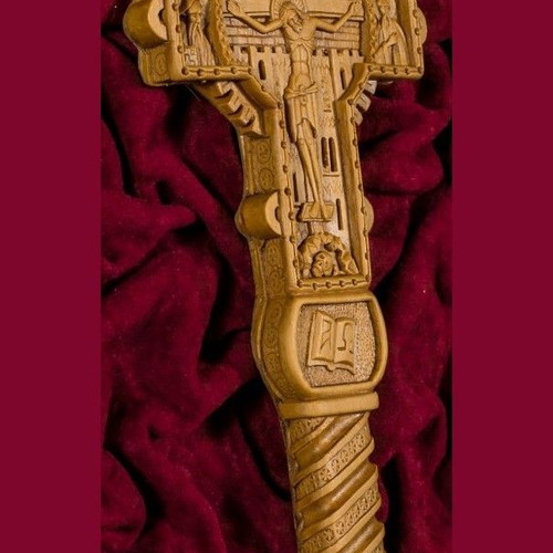 Blessing Cross made of wax, mastic and incense