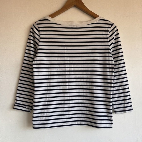 COS striped long sleeve t-shirt, black and white