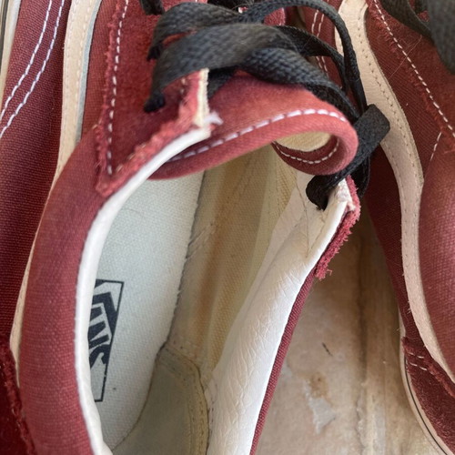 Vans Oldskool Burgundy Athletic Shoes Size 36 Like New