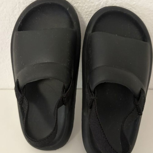 Zara kids' slippers, black, size 27