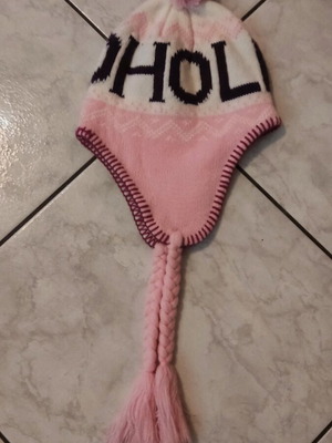 Girls' hat with Holland logo like new, white
