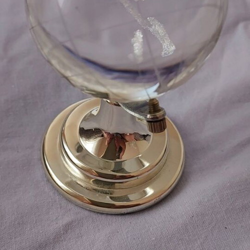 Globe paperweight like new with Johnnie Walker