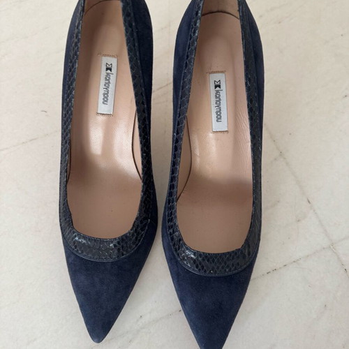 Kalogiropou heels new, blue, size 40