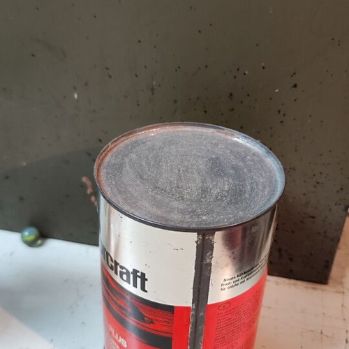 Motorcraft Ford Super-Plus Vintage Metal Container NOS