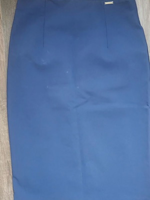 Bsb pencil skirt blue-grey used, high waist, size M