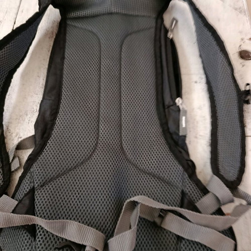 Backpack like new, black, with reinforcement and two fastenings