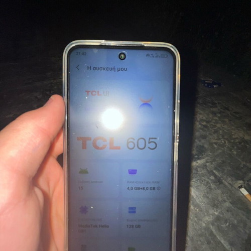 TCL 605 new with 6.67" large screen, 50MP camera, 128GB, Dual SIM