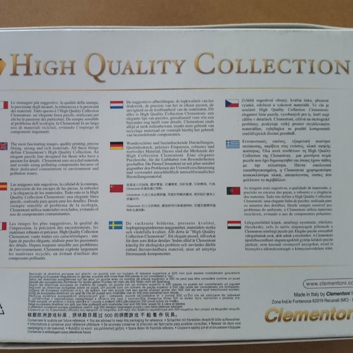 Neuschwanstein Castle Clementoni puzzle used, 1500 pieces