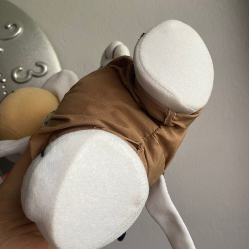Droopy Dog plush toy 1990s used, vintage condition, 30 cm