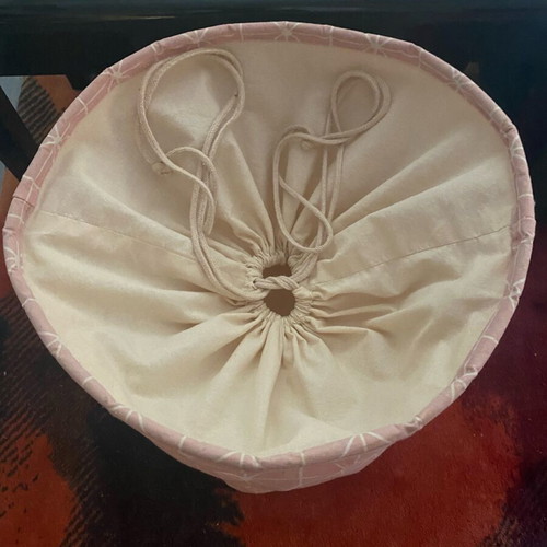 Large fabric storage basket like new