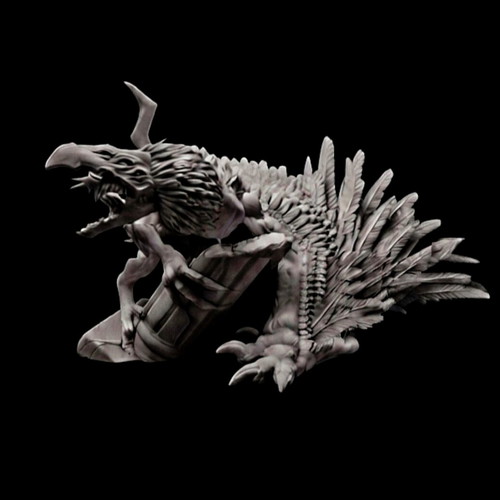 Chaos Grave Feather Demon resin miniature