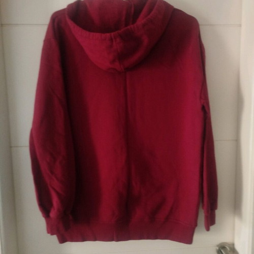 Body Move cotton sports hoodie jacket new, size medium, burgundy